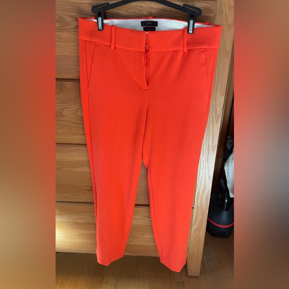 Never worn j crew red/orange pants